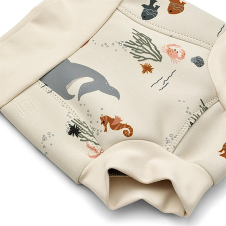 Liewood Valentin Nappy Badebukser Sea Creature/Sandy