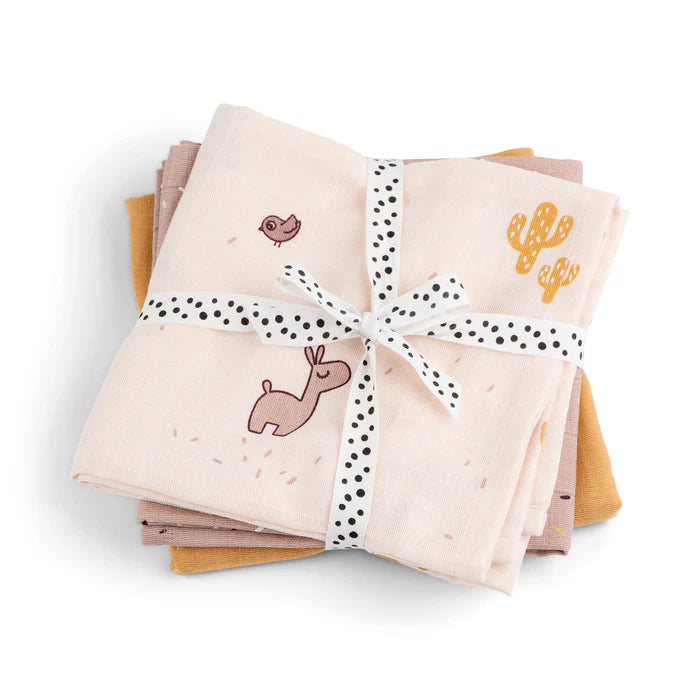 Donebydeer stofbleer 3-pack GOTS Lalee Powder