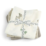Donebydeer stofbleer 3-pack GOTS Lalee Sand
