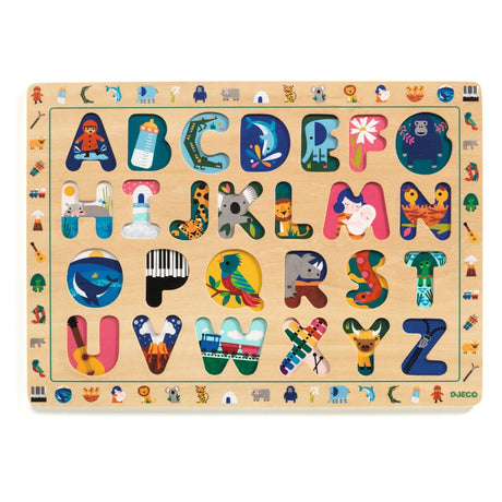Djeco ABC puslespil