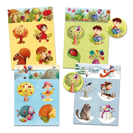 Djeco Billedlotteri - De 4 årstider.