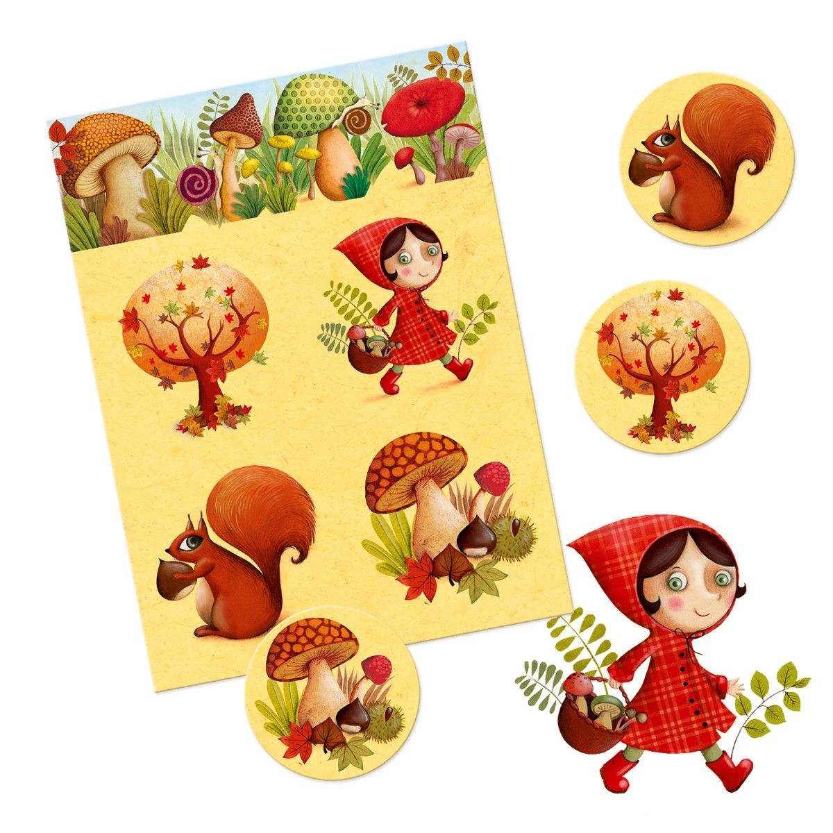 Djeco Billedlotteri - De 4 årstider.