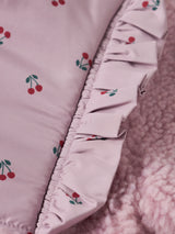 Name it teddyjakke med kirsebær NMFMINNA TEDDY JACKET - Keepsake Lilac