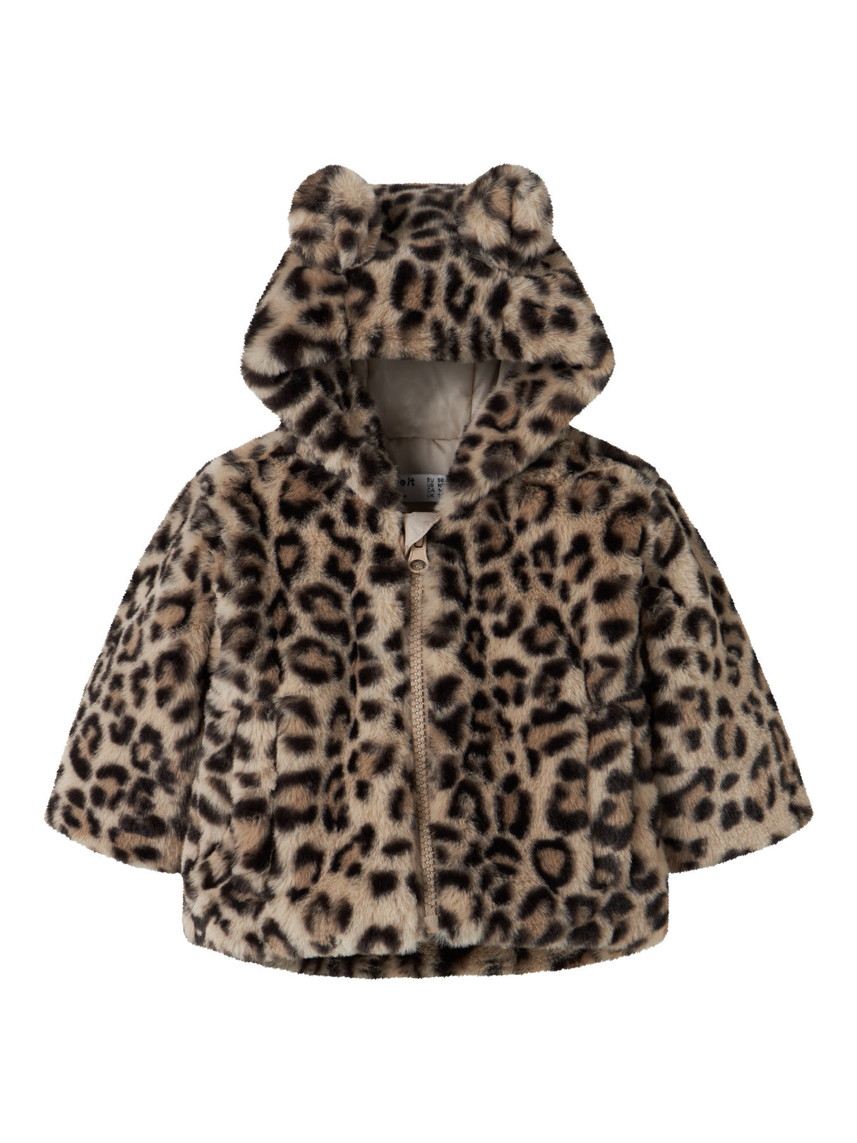 Name It Leo jakke - NBFMILA JACKET HOOD PB - Humus LEO