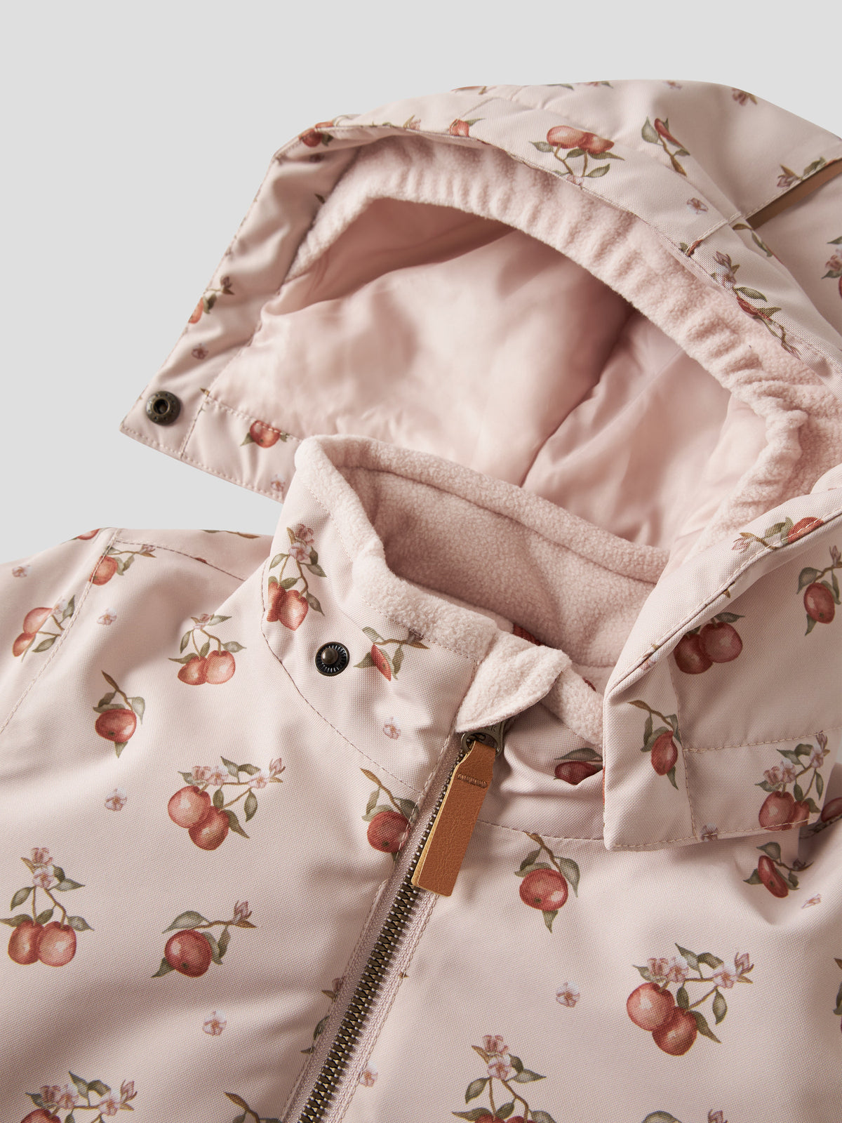 NMFLASNOW10 SNOWSUIT AOP FO LIL - Hushed Violet APPLES
