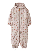 NMFLASNOW10 SNOWSUIT AOP FO LIL - Hushed Violet APPLES
