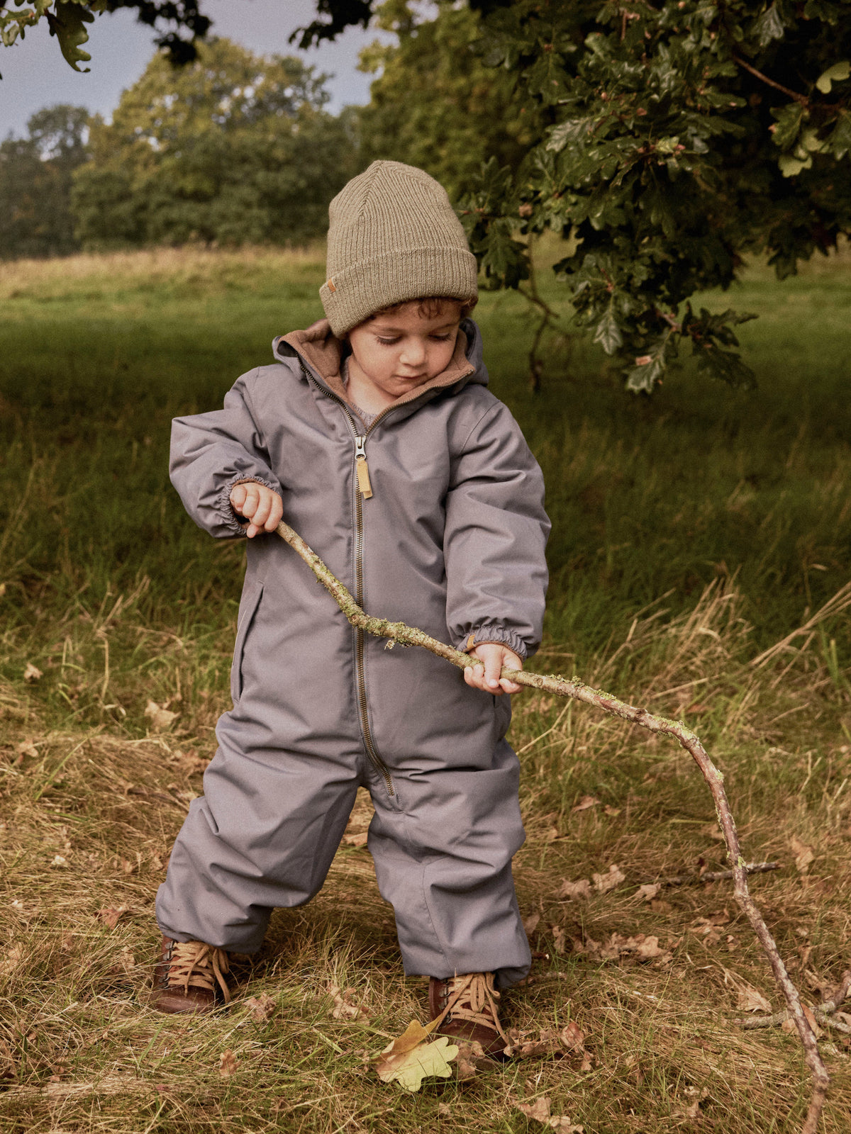NMMLASNOW10 SNOWSUIT FO LIL - Poppy Seed