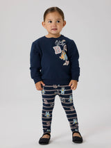 NMFSISA BLUEY LEGGING SKY - Navy Blazer