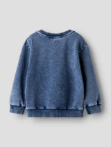 NMMNIHAL PAW NREG SWEAT CPLG - Medium Blue Denim