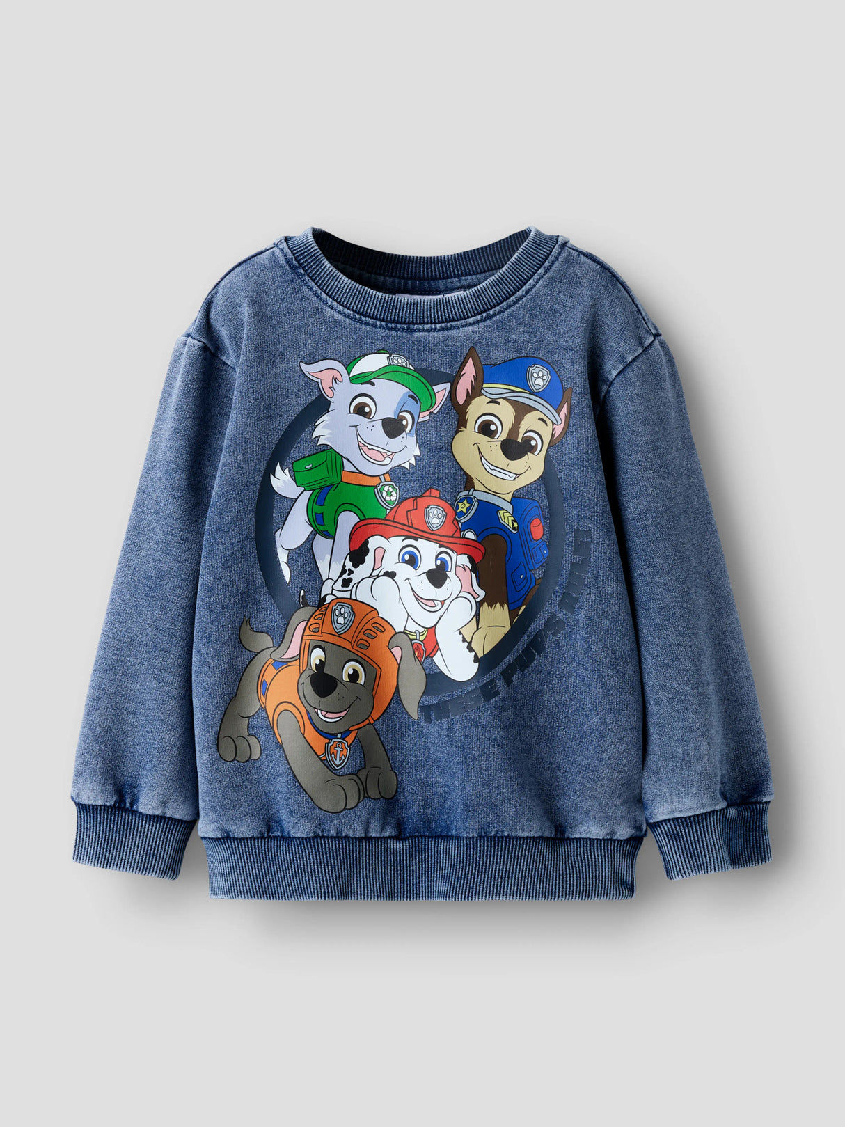 NMMNIHAL PAW NREG SWEAT CPLG - Medium Blue Denim