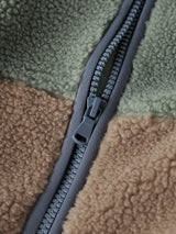 Name it teddyjakke - NMMMIMBA SHERPA JACKET - Chinois Green