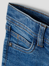 NMMSILAS SLIM JEANS 1061-DT TB - Medium Blue Denim