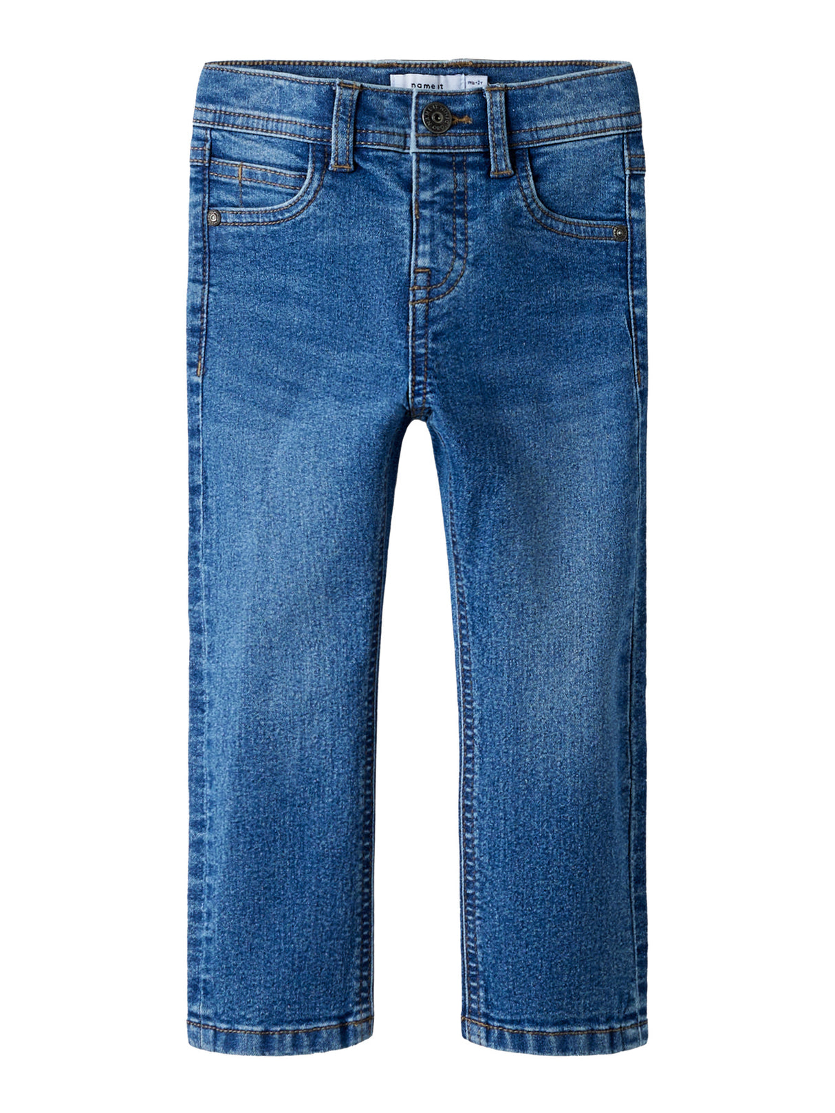 NMMSILAS SLIM JEANS 1061-DT TB - Medium Blue Denim