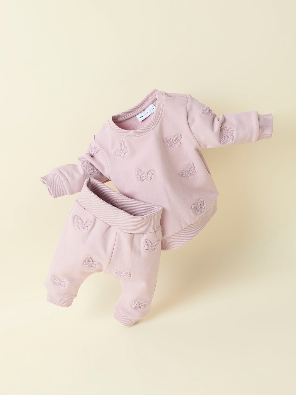 NBFBETINA LS SWEAT BRU - Dawn Pink