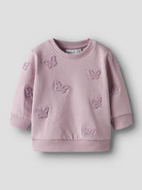 NBFBETINA LS SWEAT BRU - Dawn Pink