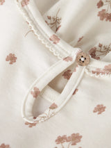 NMFLAYO SIF LS DRESS LIL - Coconut Milk FLOWER PINK