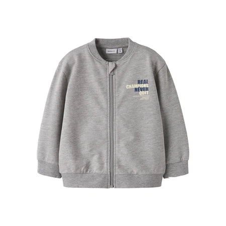 NAME IT Sweat Cardigan Dalm Grey Melange