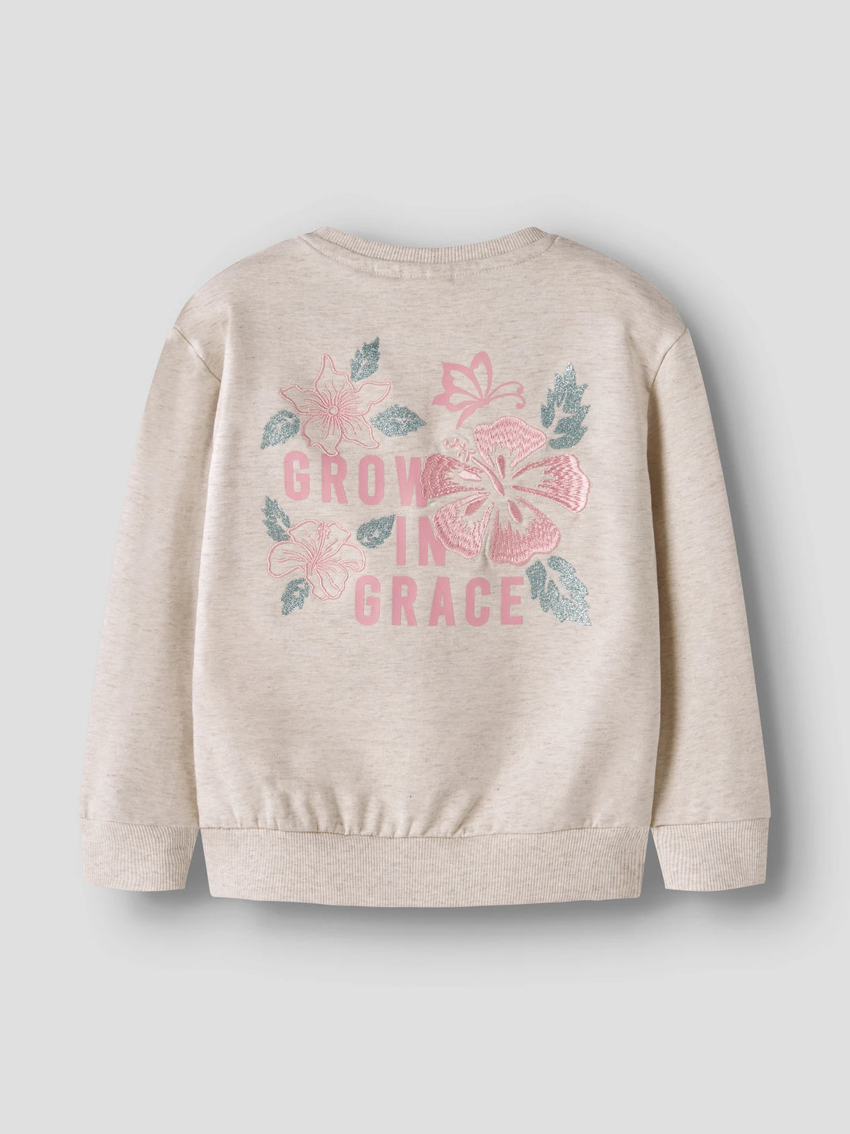 Name It - nmfheja ls nreg sweat box unb peyote melange "131"
