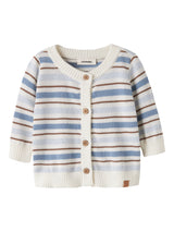NBMHITO LS KNIT CARD LIL - Coconut Milk DUSTY BLUE "10"