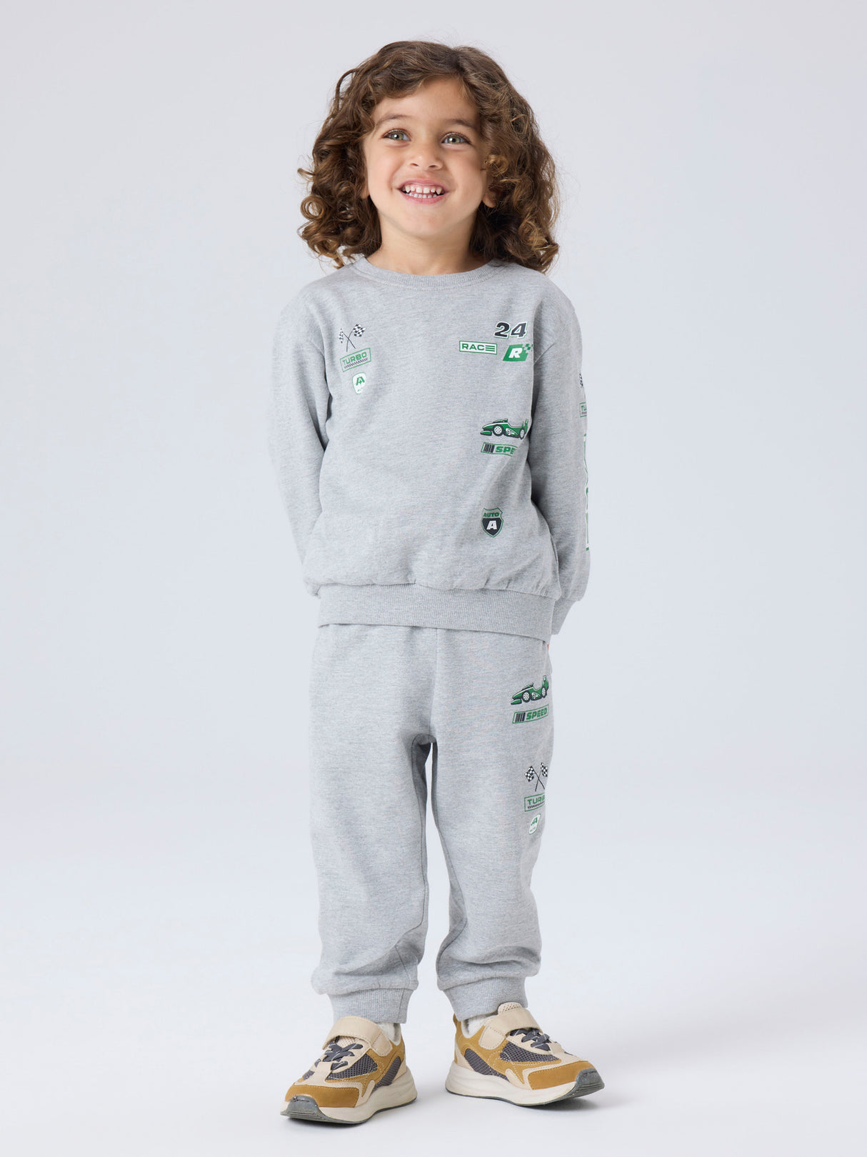 NMMNILIUS LS NREG SWE BRU PB - Grey Melange