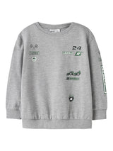 NMMNILIUS LS NREG SWE BRU PB - Grey Melange