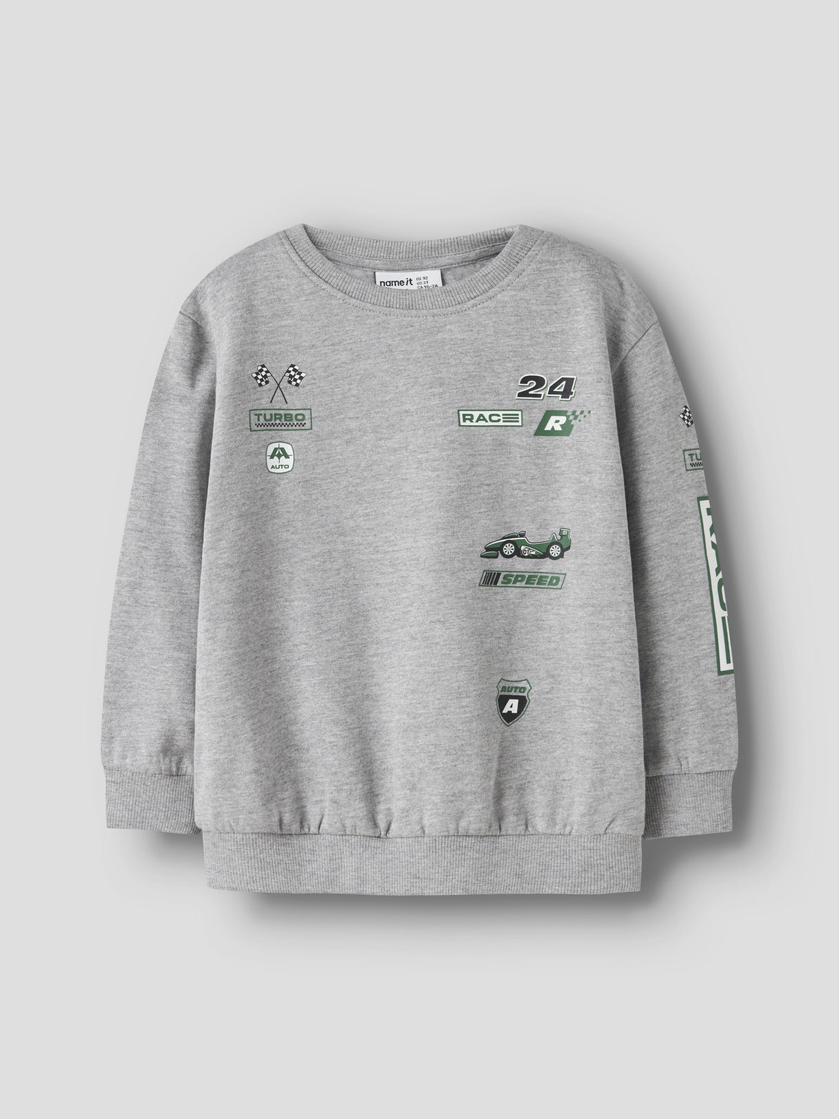 NMMNILIUS LS NREG SWE BRU PB - Grey Melange