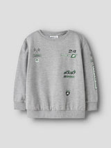 NMMNILIUS LS NREG SWE BRU PB - Grey Melange