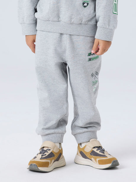 NMMNILIUS NREG SWE PANT BRU PB - Grey Melange