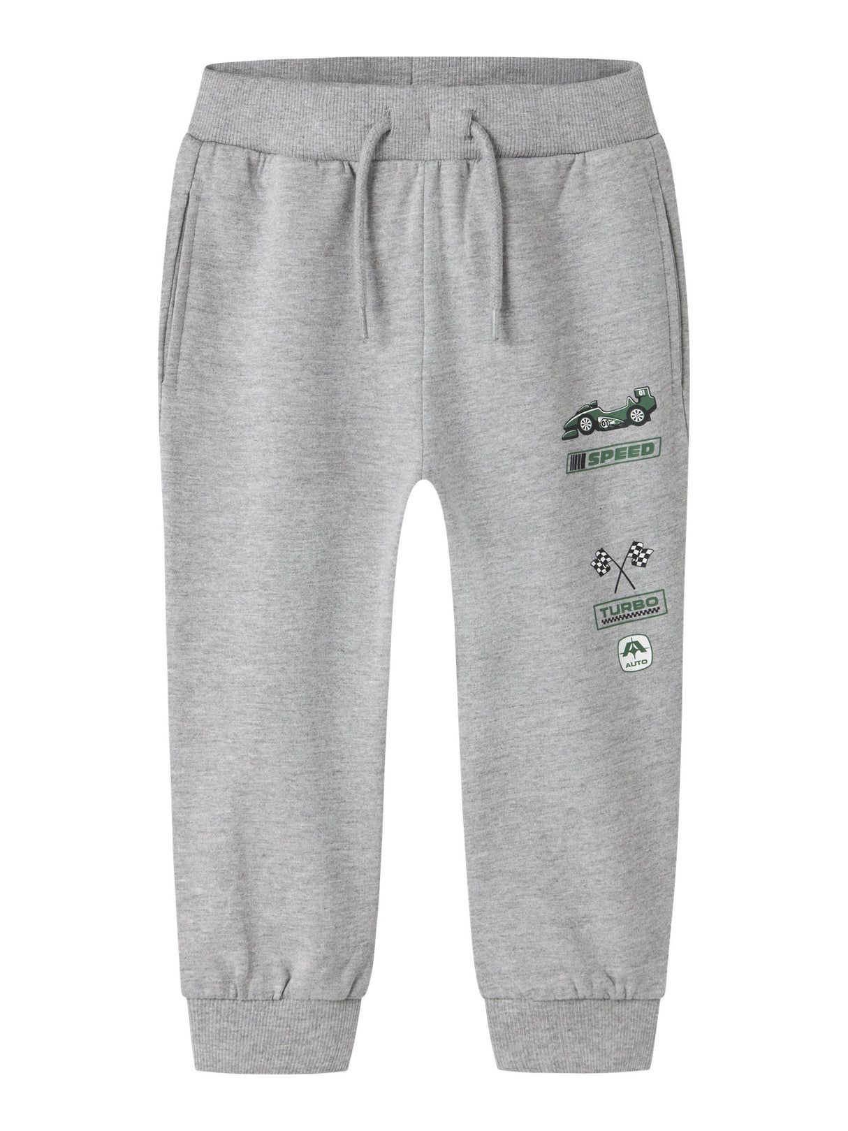 NMMNILIUS NREG SWE PANT BRU PB - Grey Melange