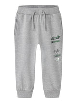 NMMNILIUS NREG SWE PANT BRU PB - Grey Melange