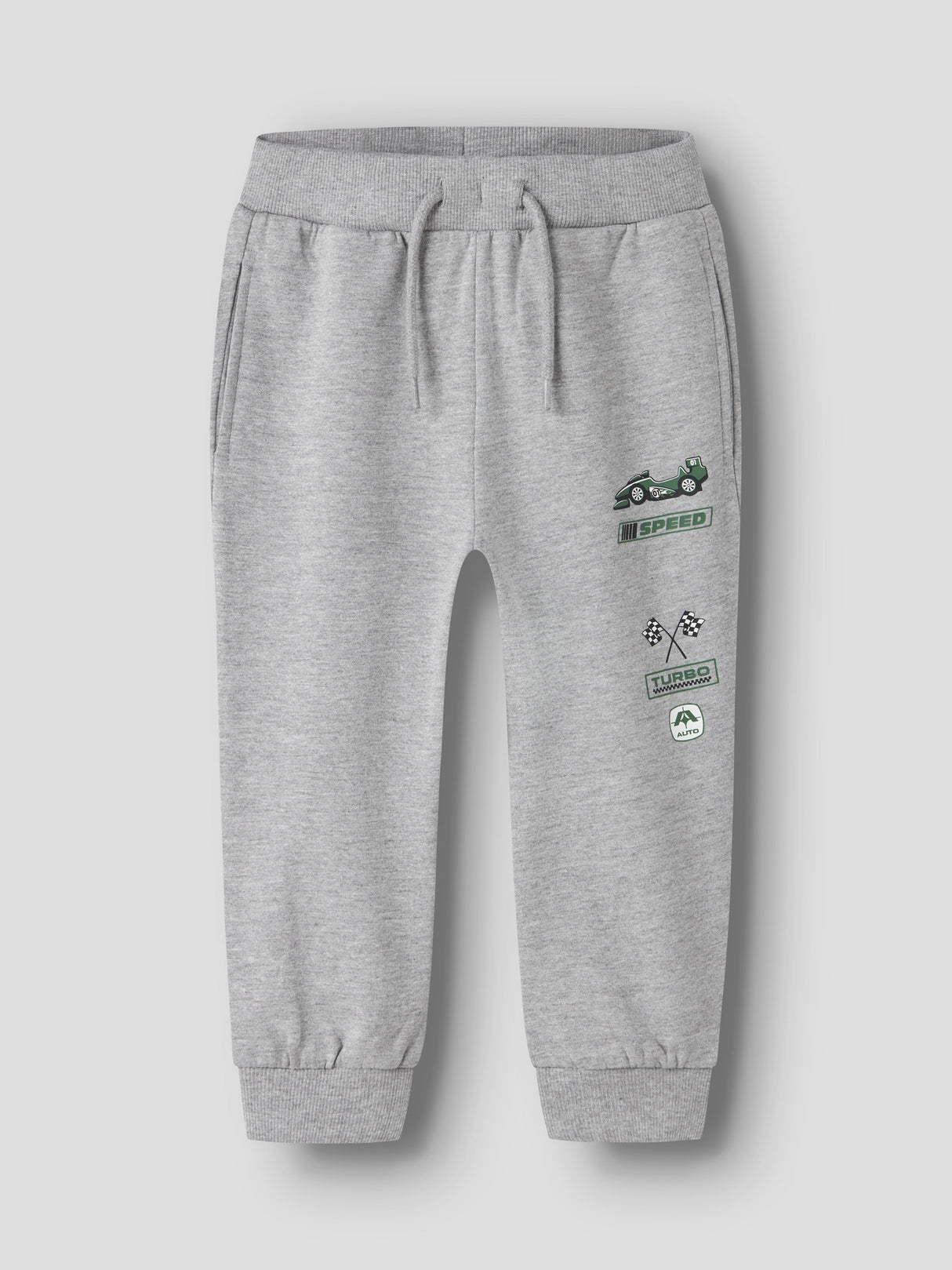 NMMNILIUS NREG SWE PANT BRU PB - Grey Melange