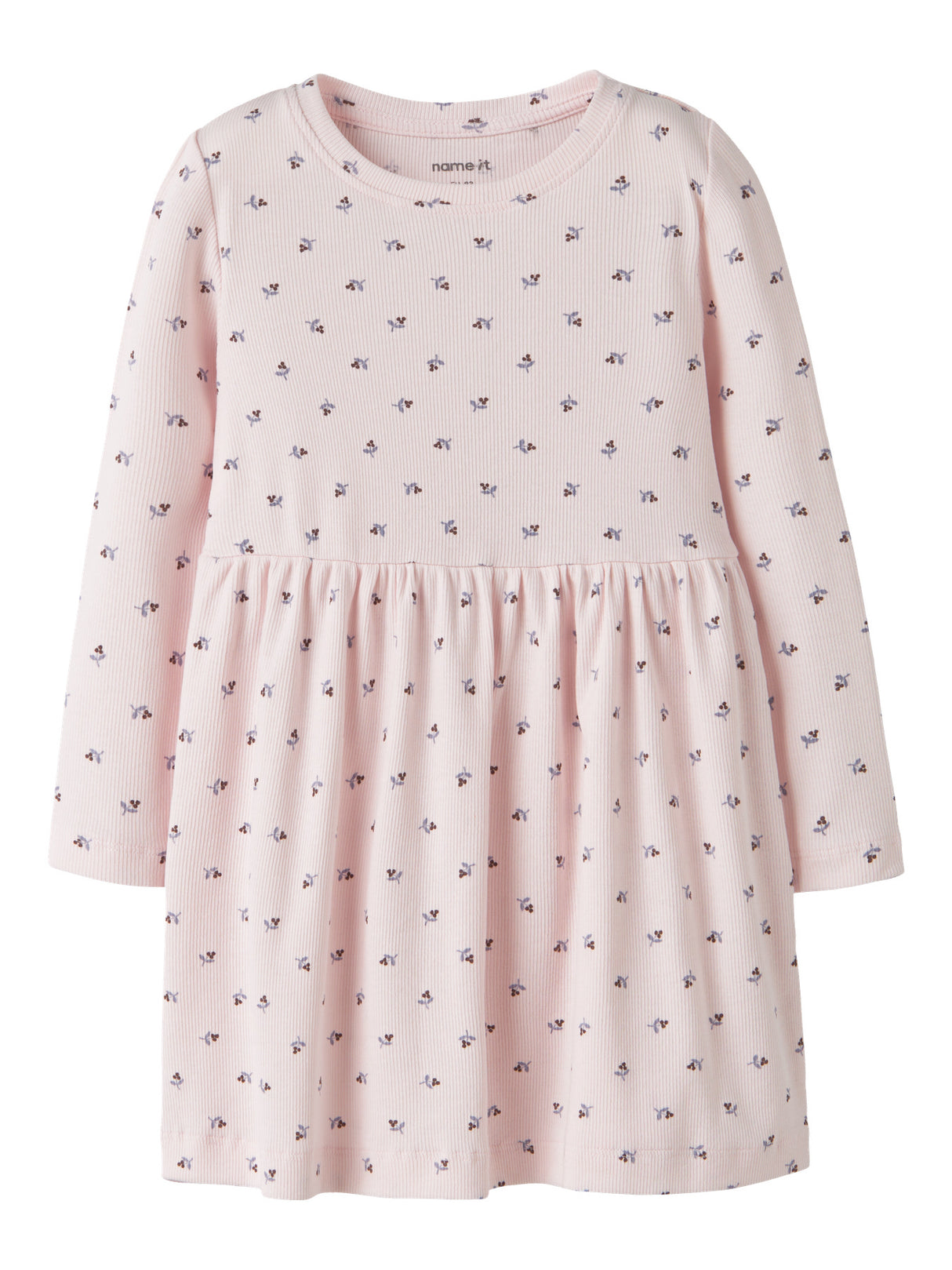 NMFNICOLE LS DRESS PB - Raindrops On Roses