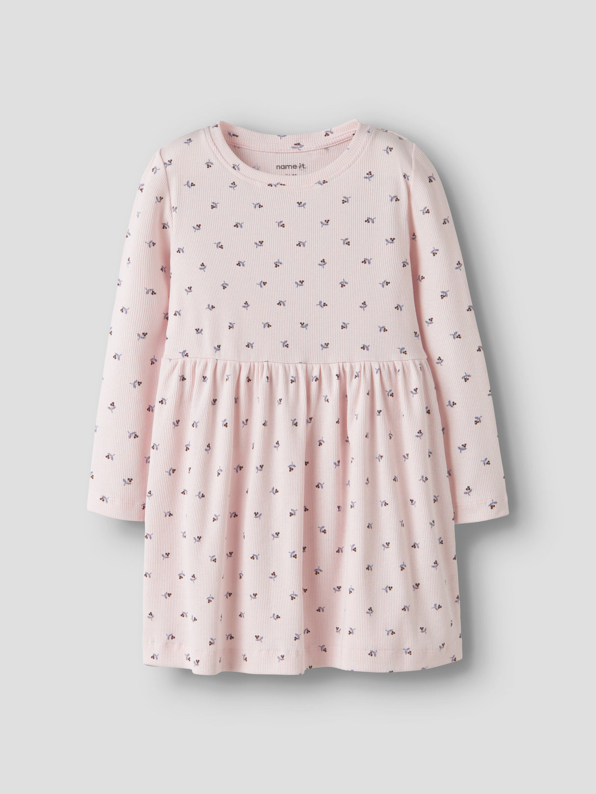 NMFNICOLE LS DRESS PB - Raindrops On Roses