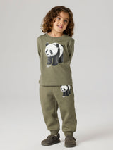 NMMSIGURT NREG PANT SWE BRU - Dusty Olive