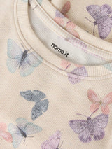 NMFFILUA LS DRESS - Peyote MELANGE