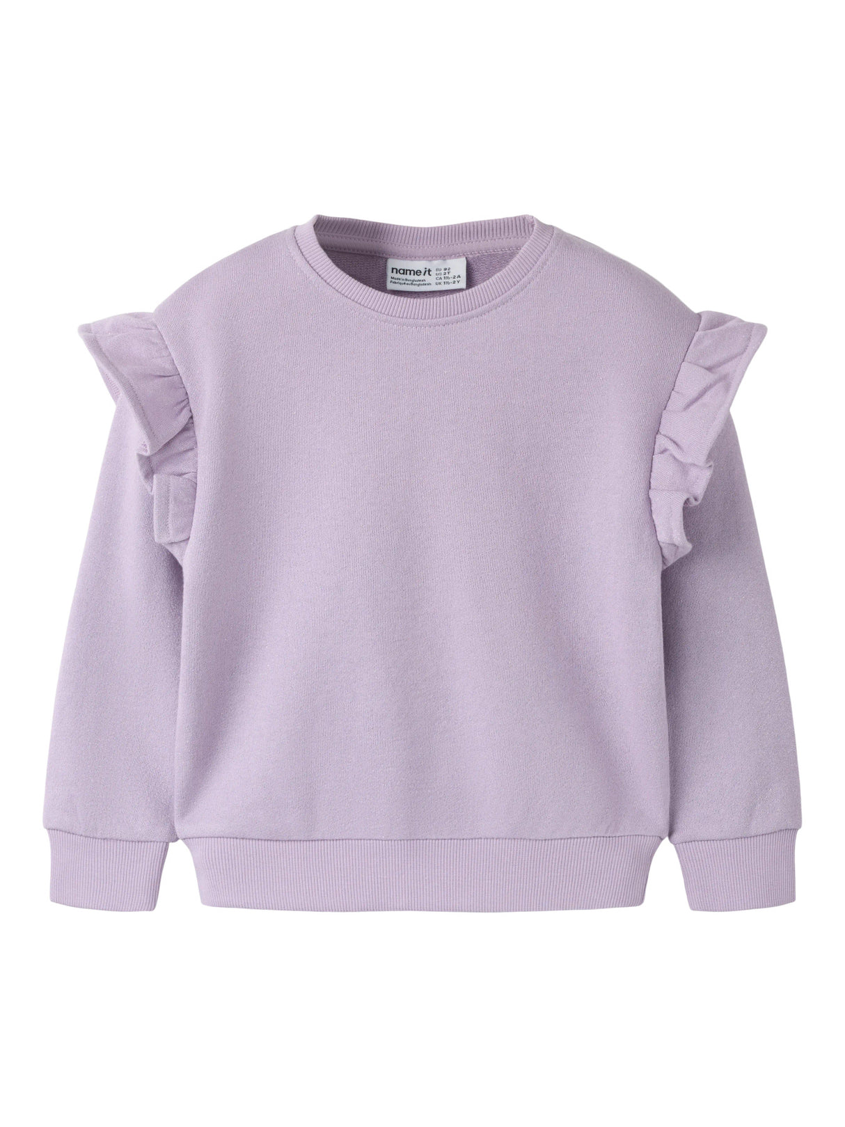 NMFFILANA LS SWE UNB - Lavender Lily "glimmer"