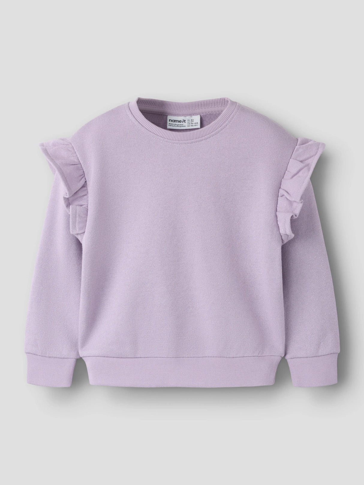 NMFFILANA LS SWE UNB - Lavender Lily "glimmer"