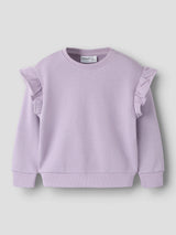 NMFFILANA LS SWE UNB - Lavender Lily "glimmer"