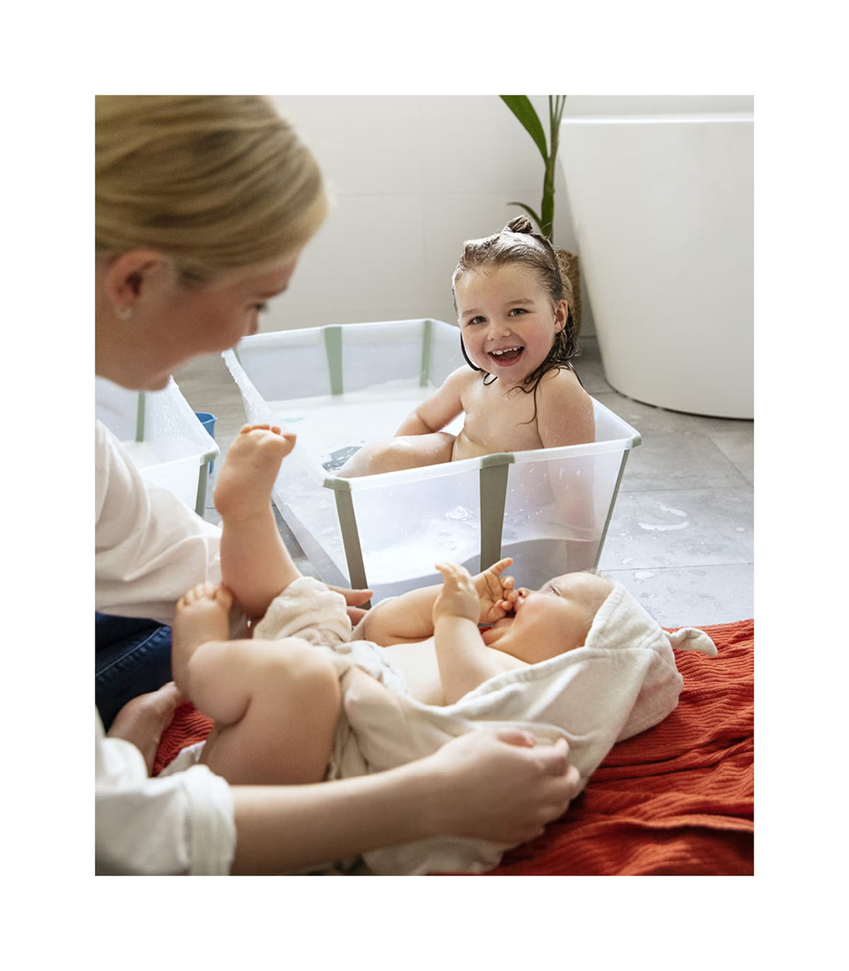 Stokke® Flexi Bath ® Badekar X-Large Transparent Green