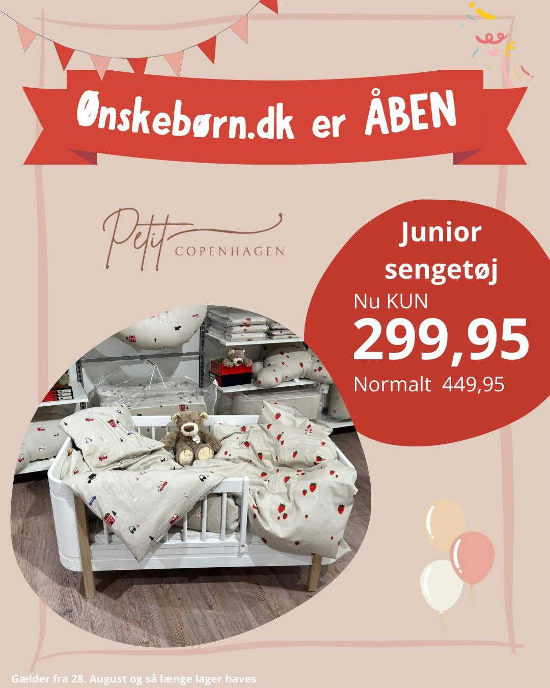 Petit Copenhagen Junior sengetøj