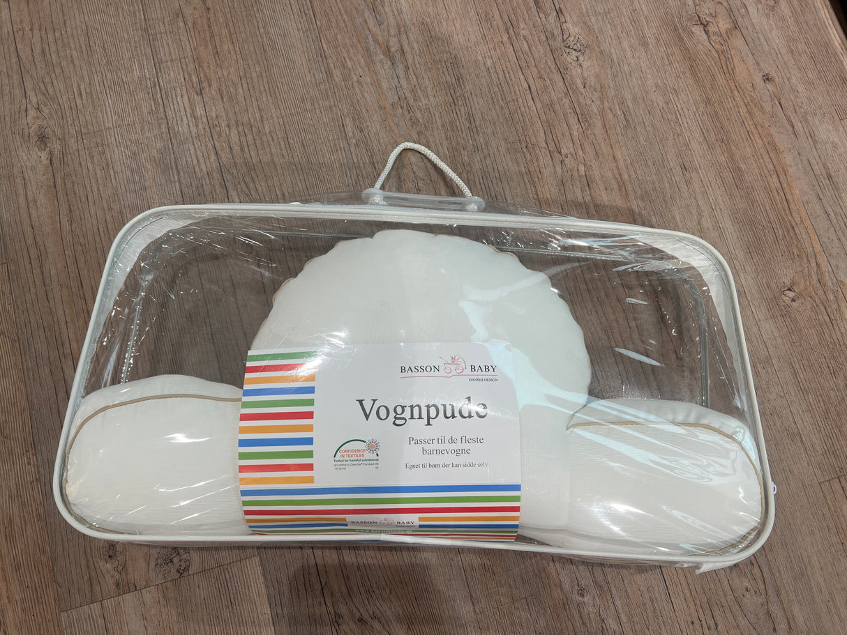 Basson Vognpude (hvid/beige)