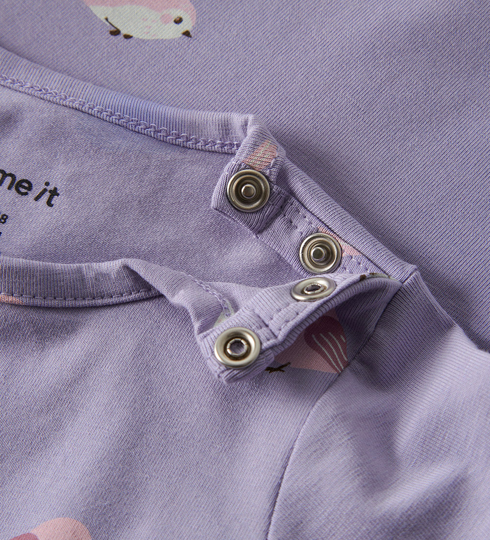 Name It nbfvandora ls body box heirlomm lilac/birds