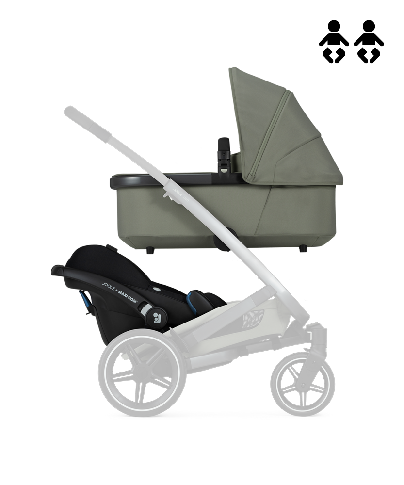 Joolz Geo3 twin set (tvillingebarnevogn)