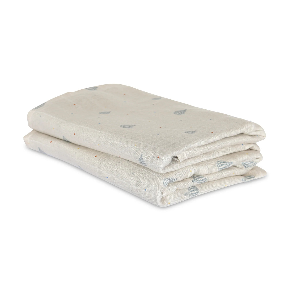 Nuuroo 2pk muslin stofbleer - Air baloon dot