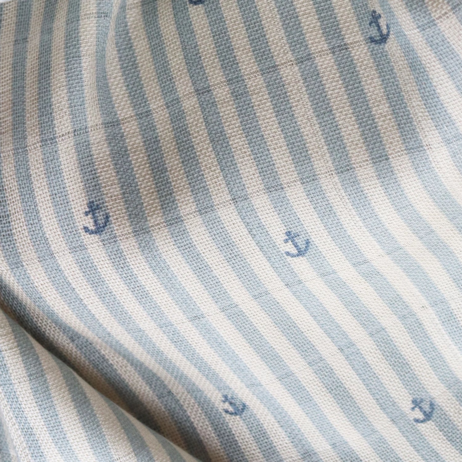 Nuuroo 2pk muslin stofbleer - Stripe anchor