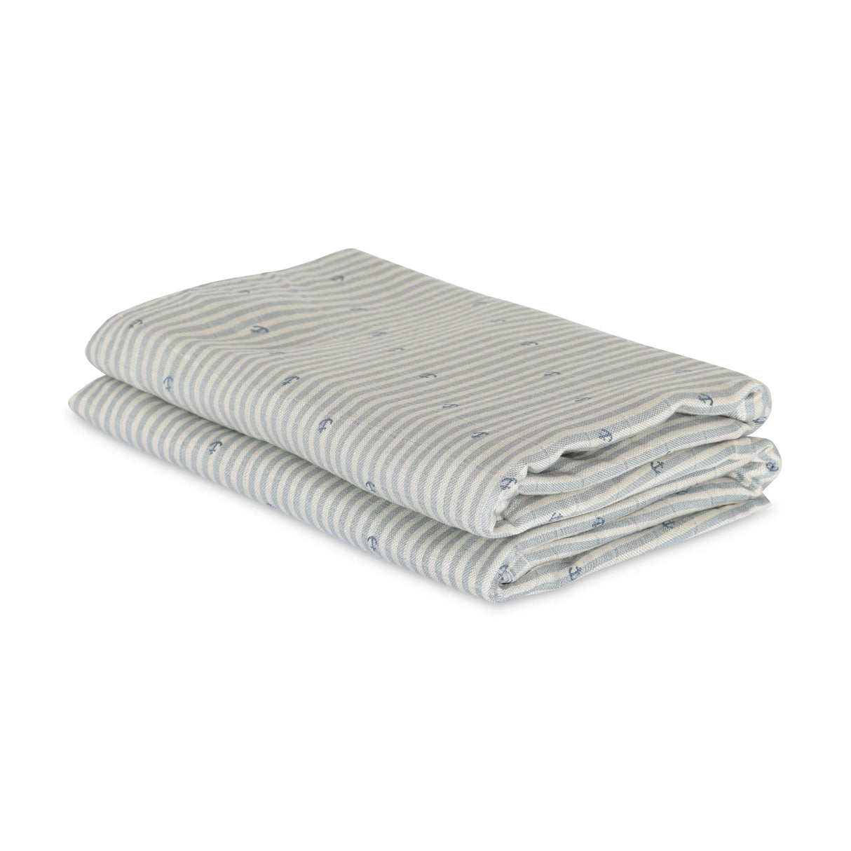 Nuuroo 2pk muslin stofbleer - Stripe anchor