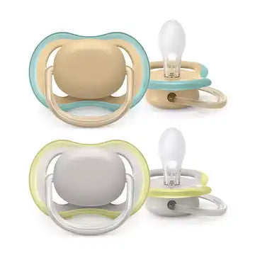 Philips Avent ultra air sutter - 0-6mdr - "Grå/gul"