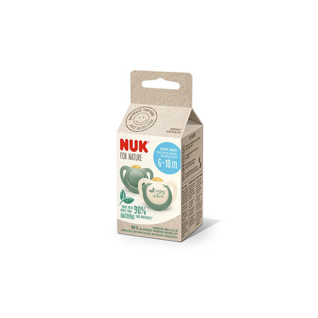 Nuk For Nature 2-pak sutter (6-18m)