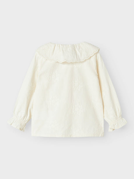 Name it - nmffrederikke ls shirt cloud dancer "136"