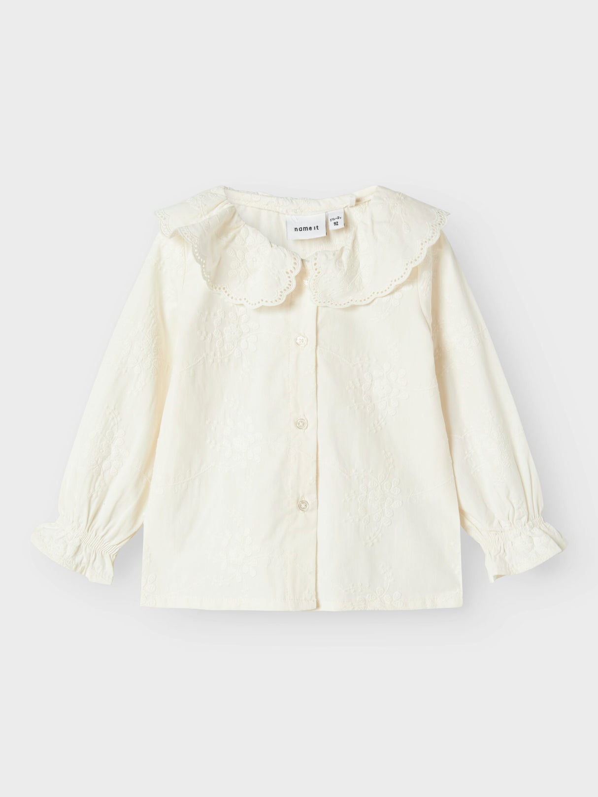 Name it - nmffrederikke ls shirt cloud dancer "136"